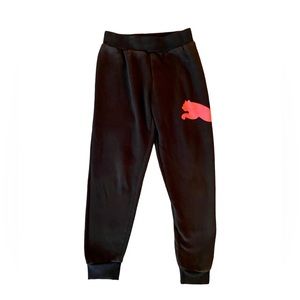 Girls Puma Fleece Joggers